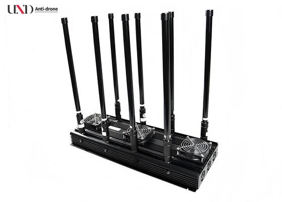 Adjusted Portable WiFi Signal Jammer 700MHz-5800MHz With 7 Cooling Fan 160M Range