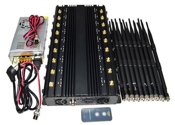 18 Channels GPS Signal Jammers 42W Wireless Signal Blockers High Power