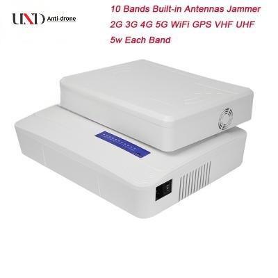 10 Antennas Cell Phone Reception Blocker 50W High Power Wifi Signal Blocking Device