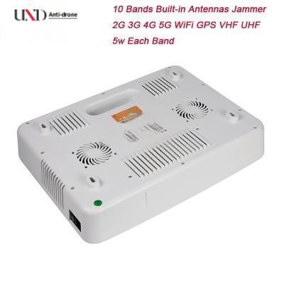 10 Antennas Cell Phone Reception Blocker 50W High Power Wifi Signal Blocking Device