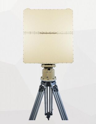 8KM-15KM detection range X-band drone detection radar with 360° azimuth coverage and high detection accuracy for low-altitude surveillance