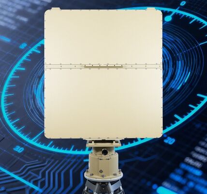 8KM-15KM detection range X-band drone detection radar with 360° azimuth coverage and high detection accuracy for low-altitude surveillance