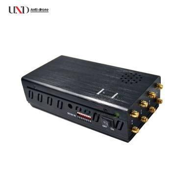 Portable Signal Jammer with 8 Bands 8000mAh Battery and 15m Radius for Mobile Phone Signal Blocking