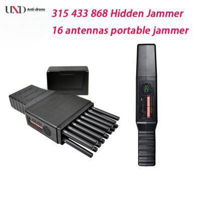 12000mAh Battery 16 Antennas 12W Power Portable Mobile Signal Jammer and Cell Phone Jammer