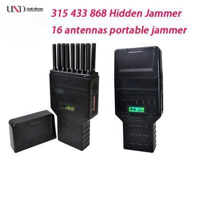 12000mAh Battery 16 Antennas 12W Power Portable Mobile Signal Jammer and Cell Phone Jammer