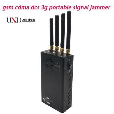 2W Power 15m Radius 4 Channels Portable Signal Jammer for Mobile Phone WiFi GPS Blocking
