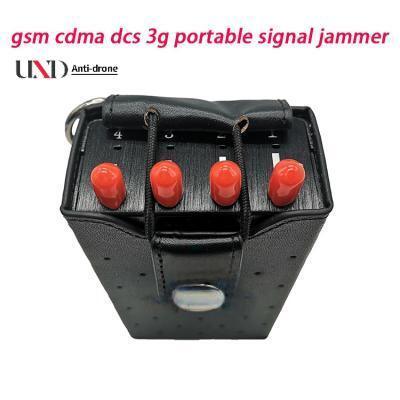 2W Power 15m Range 4 Antennas Portable Mobile Phone Signal Jammer Handheld Signal Blocker