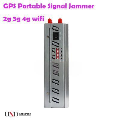 Handheld GPS Signal Jammer with 8 Antennas 8000mAH Battery for 2G 3G 4G Signal Blocking Portable Signal Jammer