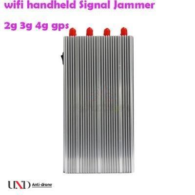 Handheld GPS Signal Jammer with 8 Antennas 8000mAH Battery for 2G 3G 4G Signal Blocking Portable Signal Jammer