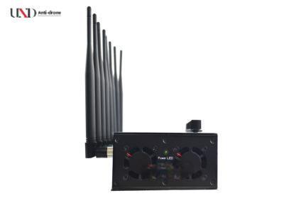 High Power 20W Mobile Phone Signal Jammer with 8 Antennas and Adjustable Output for 3G 4G WiFi Bluetooth Blocking