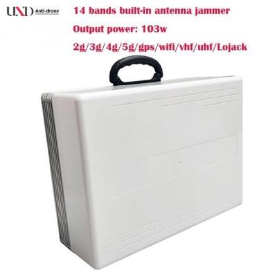 14 Bands 103W High Power Mobile Phone Signal Jammer with Built-in Antennas for Strong Jamming Ability