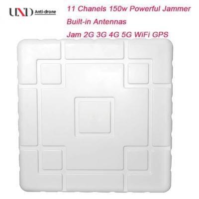 150W Power 11 Channels Mobile Phone Signal Jammer with 50m Range for 2G 3G 4G 5G Blocking