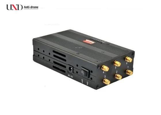 6 Omni Antennas Portable GPS Blocker 3W Mobile Phone Signal Blockers DC 12V For 20m Radius