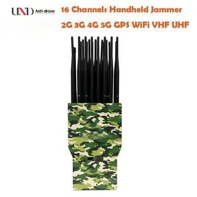 21W High Power GPS Portable Jammers 21 Bands Handheld GPS Blocker