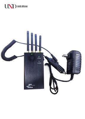 2W Power 20m Range Portable Signal Jammer with 4 Antennas for GSM GPS Blocking