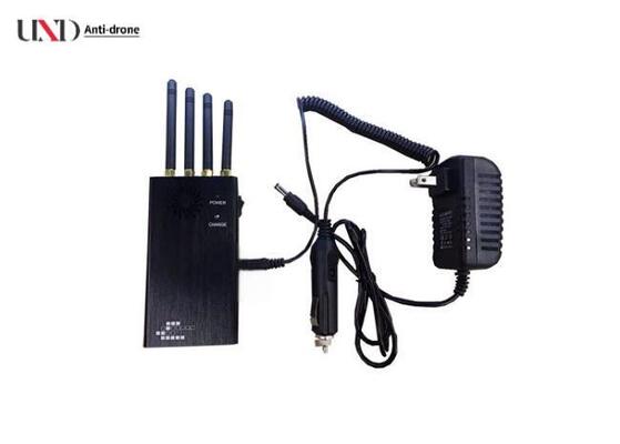 2W Power 20m Range Portable Signal Jammer with 4 Antennas for GSM GPS Blocking