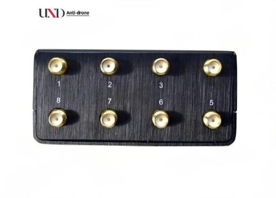 Portable Signal Jammer with 8 Omni Antennas 4W Output Power and 20m Jamming Range for Mobile Phone Blocking