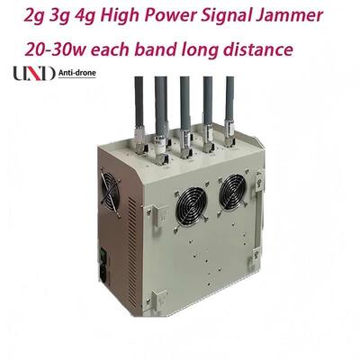 240W Prison Jammer System 8 Channels 2G 3G 4G Jammer With 100m Distance