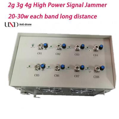 240W Prison Jammer System 8 Channels 2G 3G 4G Jammer With 100m Distance
