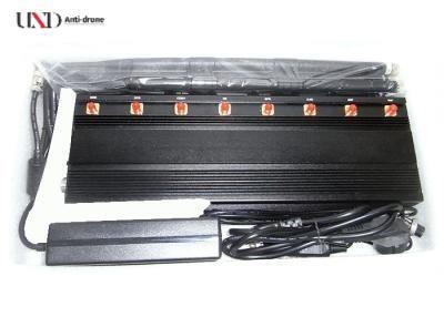 8 Channels Desktop Prison Cell Phone Jammer with 40m Range and 365 Days Working