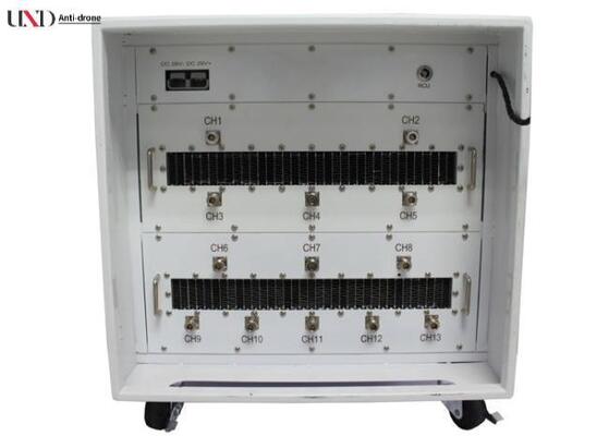 1300W DDS Jammer with 13 Omni Antennas for 20-3000MHz Full Band Jamming and Convoy Bomb Protection