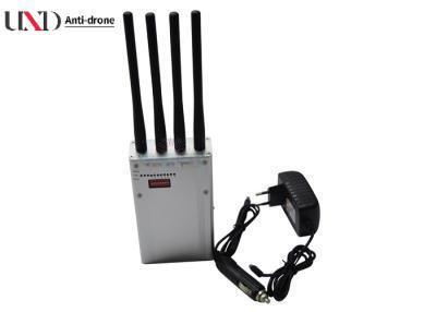 8 Bands 6.5W Portable Wifi Signal Jammer with 4 Antennas for Professional Cell Phone Jamming