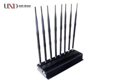 18 Watt 8 Antennas Cell Phone Signal Jammer with 12V DC for Indoor and Car Use