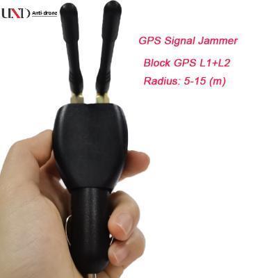 2 Antennas Cell Phone GPS Jammer Light Weight Mini GPS Jammer With Omni Antenna