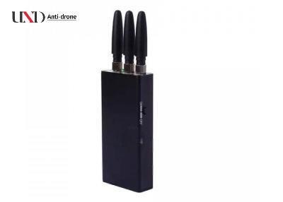 3 Antennas Pocket Cell Phone Jammer with 2000mA Battery Blocks GSM 3G Signals Up To 5m