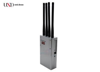 6.5W High Power Cell Phone GPS Jammer with 4 Antennas and DC12V Power Supply for Banks and Churches