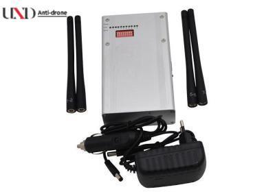 6.5W High Power Cell Phone GPS Jammer with 4 Antennas and 8 Bands Frequency RF Signal Blocker