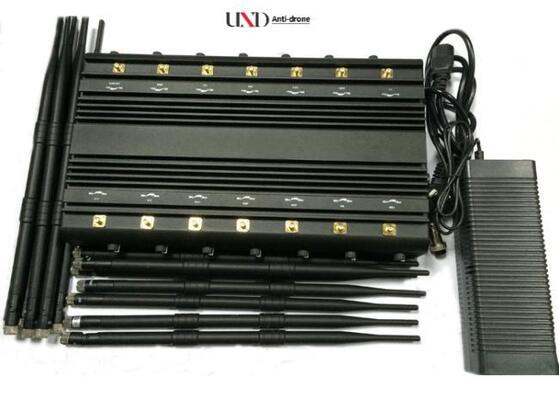 35W High Power 14 Channels Adjustable Jamming Distance Cell Phone GPS Jammer and Signal Blocker