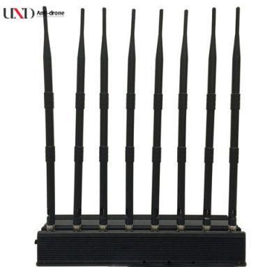 70m Long Range Cell Phone GPS Jammer with 16 Antennas and 5 Cooling Fans for Enhanced Signal Blocking