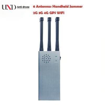 6 Bands 30m Radius 54W Power Portable Cell Phone GPS Jammer and Signal Blocker