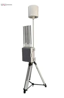 Anti-drone system with 3km detection range, 360 degree monitoring, and RF neutralization for comprehensive drone defense