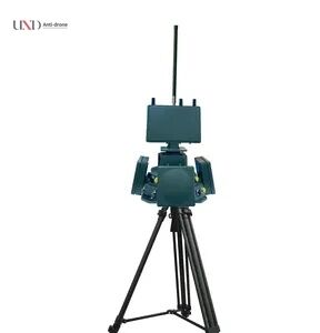 Anti-drone system with 3km detection range, 360 degree monitoring, and RF neutralization for comprehensive drone defense