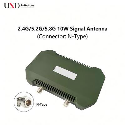 10W Output Power Tri-Band 2.4G/5.2G/5.8G Drone Signal Booster with 8000mAh Battery for FPV Signal Extender