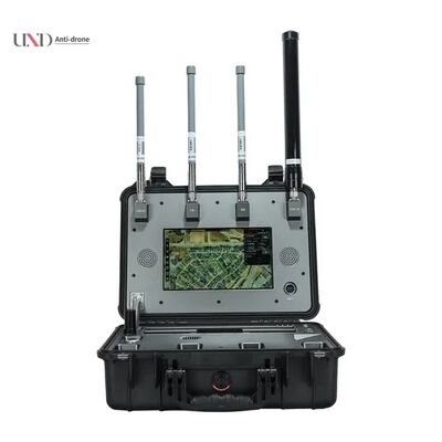 10km Detection Range Multi-Frequency Coverage Portable Suitcase Drone Detector and UAV Detection Device