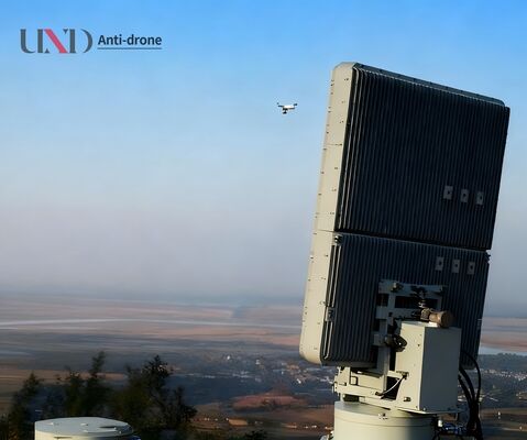 3-5KM X-band One-dimensional Two-dimensional Phased Array Radar 360 Azimuth Coverage Durable for Drone Detection Security