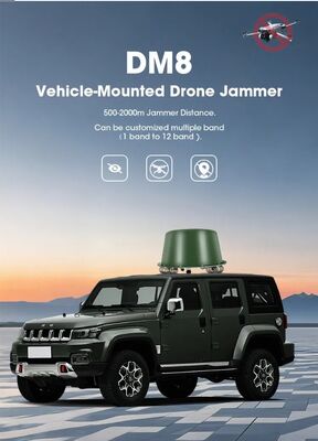 UND High Power 700-1200W Omni 6-12dBi Gain 20-6500MHz Vehicle-Mounted FPV UAV Drone Defense Durable Security