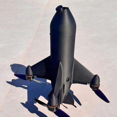 High Speed Rocket Interception Drone AI FPV Racing Drone Kit 5 7 10 Inch Multi Rotor AI Air-to-ground Module