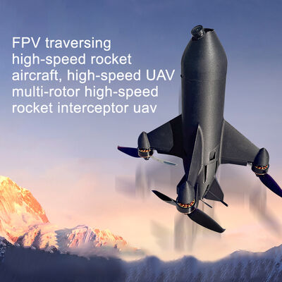 High Speed Rocket Interception Drone AI FPV Racing Drone Kit 5 7 10 Inch Multi Rotor AI Air-to-ground Module